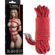 Rebellion Reign Silky Bondage Rope - Red